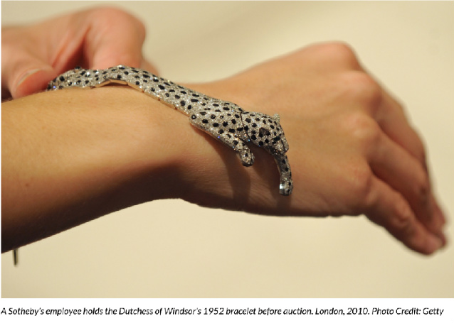 wallis simpson panther bracelet